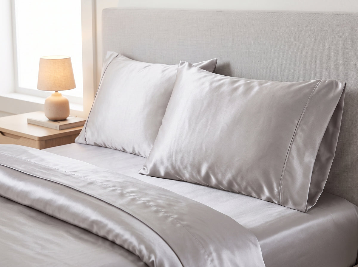 Satin Bedsheet Set – Silky Soft, Wrinkle-Resistant