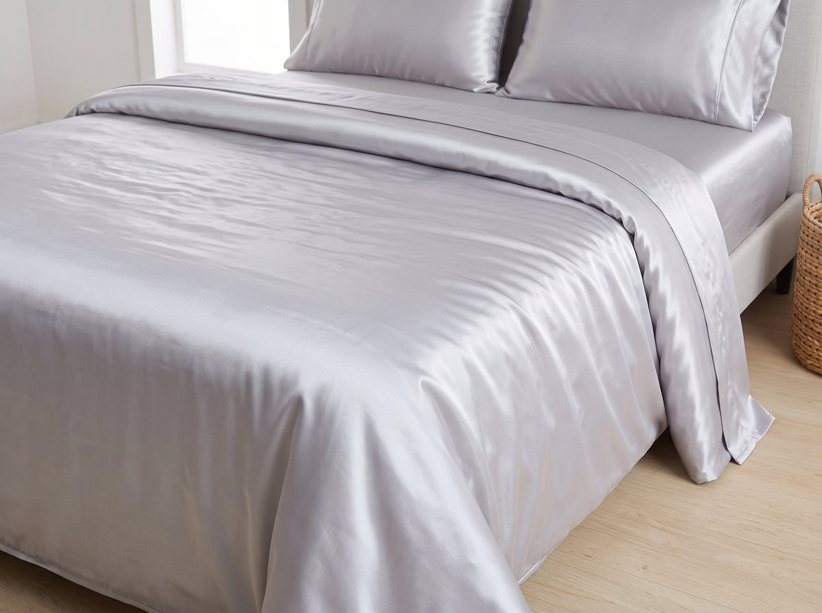Satin Bedsheet Set – Silky Soft, Wrinkle-Resistant