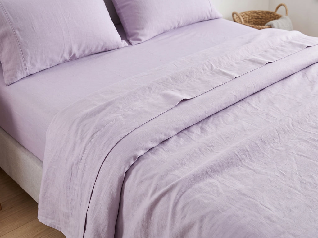Cotton-Linen Blend Sheet Set – Breathable Summer Bedding