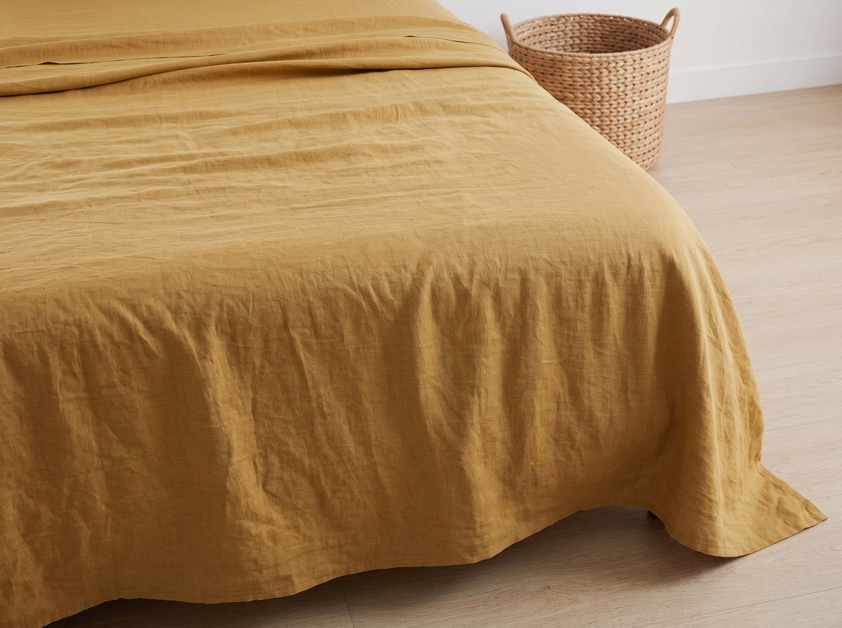 Cotton-Linen Blend Sheet Set – Breathable Summer Bedding
