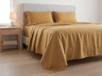 Cotton-Linen Blend Sheet Set – Breathable Summer Bedding