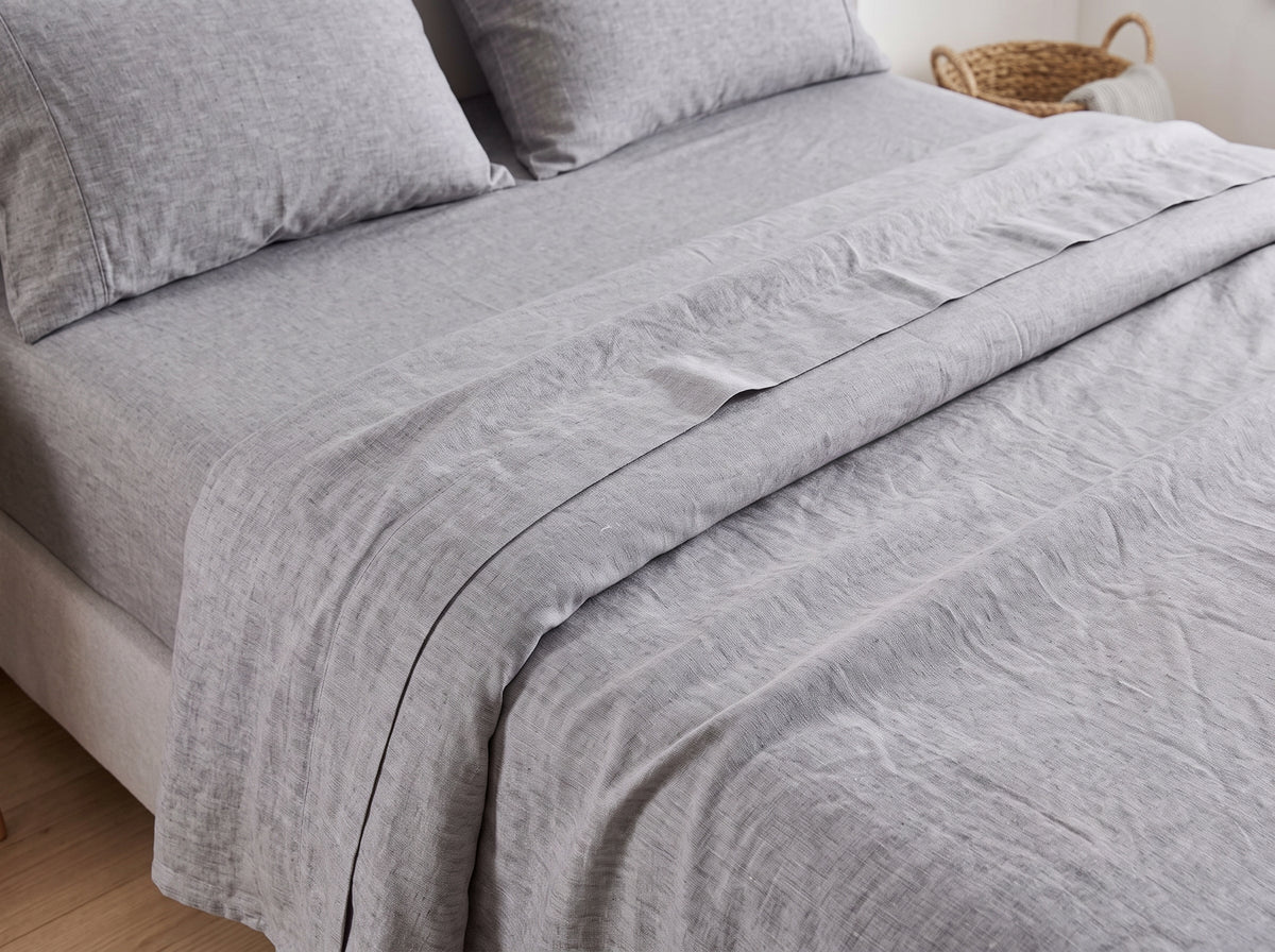Cotton-Linen Blend Sheet Set – Breathable Summer Bedding