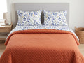 Printed Cotton-Linen Quilt – Lightweight Summer Bedspread