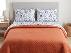 Printed Cotton-Linen Quilt – Lightweight Summer Bedspread
