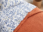 Printed Cotton-Linen Quilt – Lightweight Summer Bedspread
