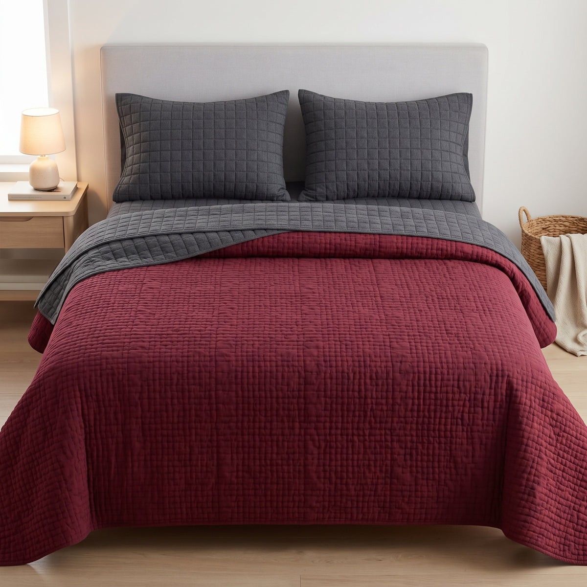 Quilted Winter Bedding Set – Warm & Cozy Quilt