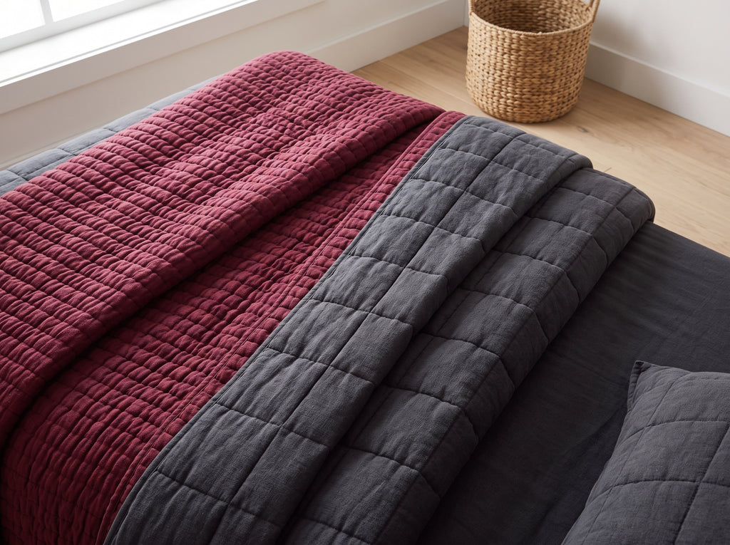 Quilted Winter Bedding Set – Warm & Cozy Quilt