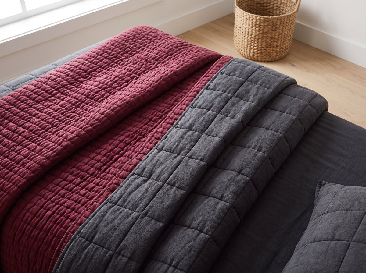 Quilted Winter Bedding Set – Warm & Cozy Quilt