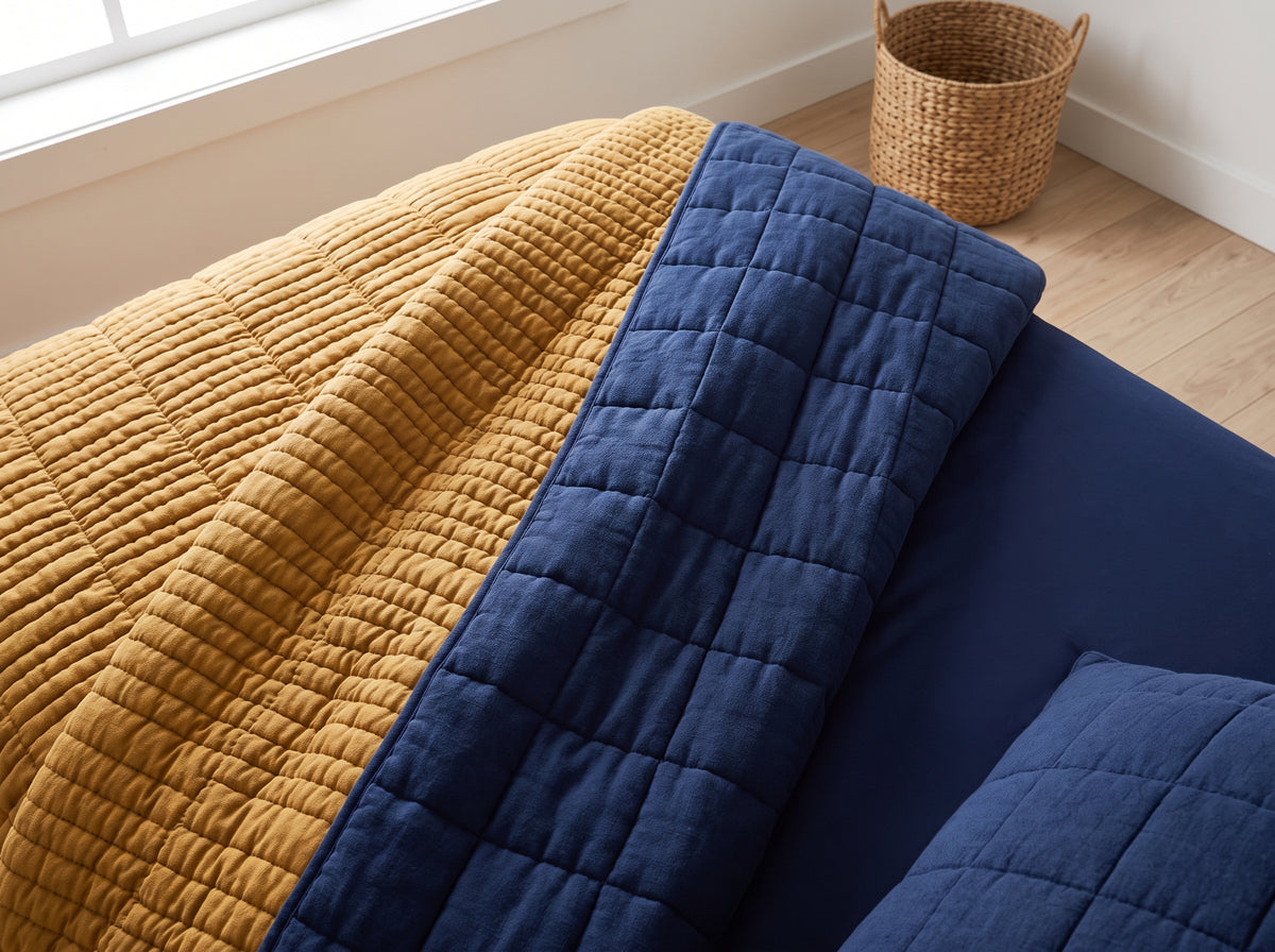 Quilted Winter Bedding Set – Warm & Cozy Quilt