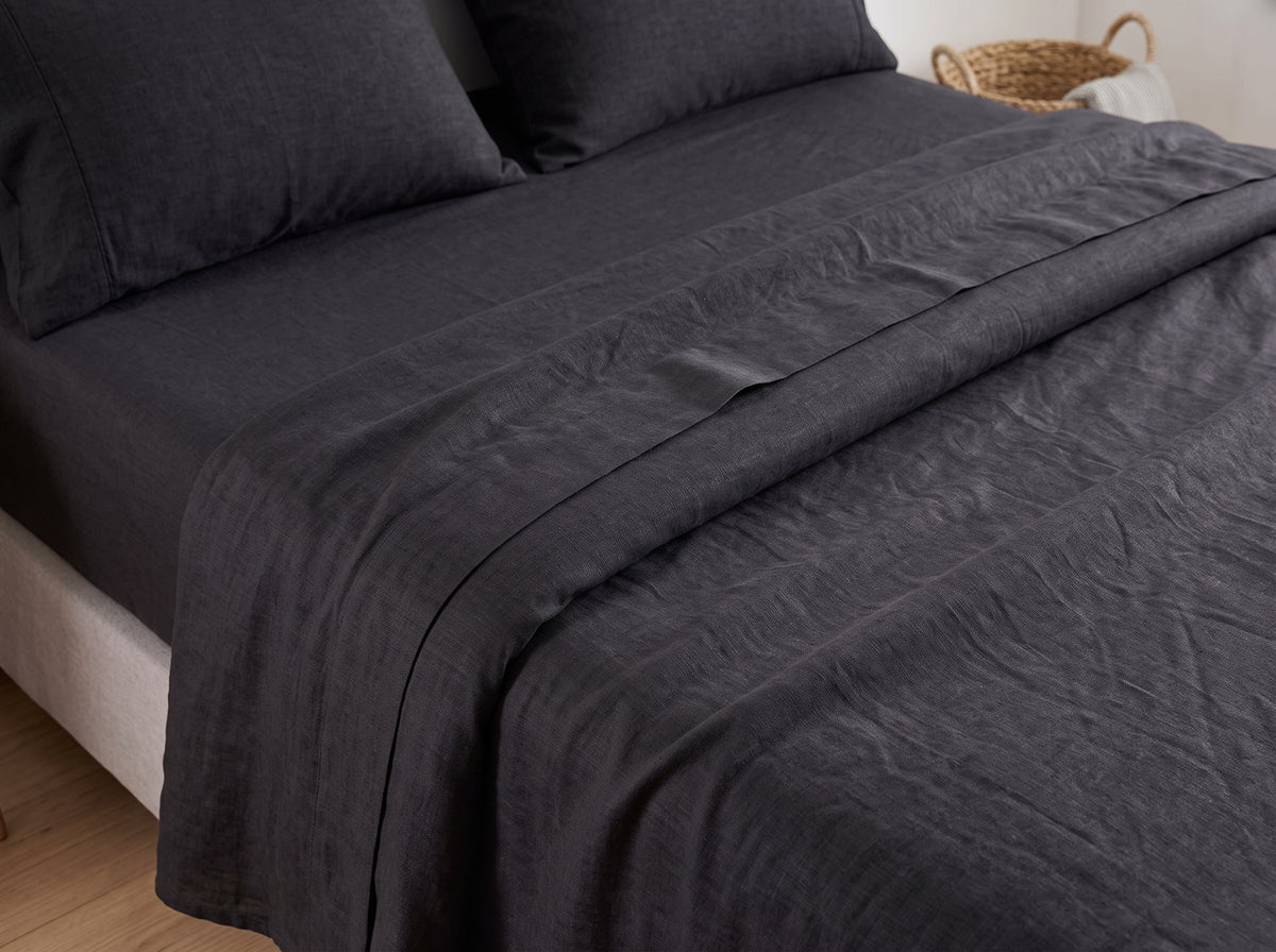 Cotton-Linen Blend Sheet Set – Breathable Summer Bedding
