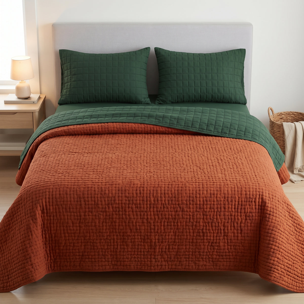 Quilted Winter Bedding Set – Warm & Cozy Quilt