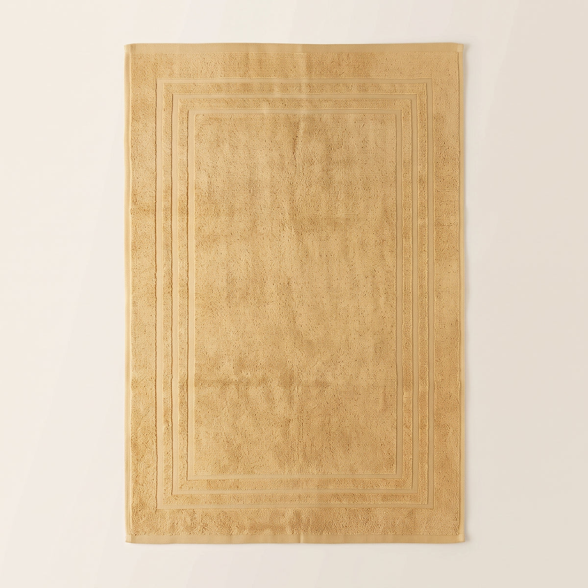 Cotton Bath Mat – Soft Absorbent Bordered Mat