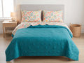 Printed Cotton-Linen Quilt – Lightweight Summer Bedspread